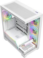 Modecom Case PC VOLCANO STELLAR PLUS ARGB MIDI 8F White