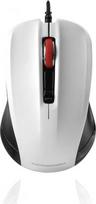 Modecom M9.1 BLACK AND WHITE CABLE OPTICAL MOUSE