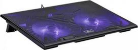 MS COOLING PAD MS COOL D10 5 BLACK LED 2X USB