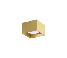 Ideal Lux - LED taškinis šviestuvas SPIKE 1xGX53/9W/230V 10x10 cm aukso spalvos