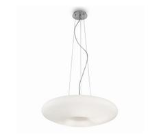 Ideal Lux - Pakabinama liustra ant laido GLORY 5xE27/60W/230V skersmuo 60 cm balta