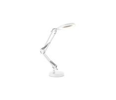 Reguliuojama LED stalinė lempa su lupa 2 viename AURIQ LOUPE LED/10W/5V 3000/4000/6500K balta