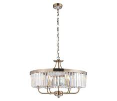 Endon 102505 - Pakabinama liustra ant grandinės 6xE14/6W/230V skersmuo 55 cm žalvaris