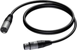 Procab CABLE XLR MALE-XLR FEMALE 1.5 M
