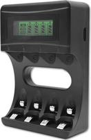 Qoltec Battery charger for Ni MH type R03 AAA R6 AA | 1800mA