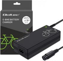 Qoltec Charger for ebike 36V 42V 2A 3P GX16