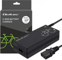 Qoltec Charger for ebike 36V 42V 2A C14 IEC 3Pin