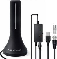 Qoltec DVB T T2 antenna 4K signal amplifier 32dBi
