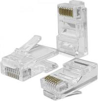 Qoltec RJ45 modular connector CAT5e, UTP, 100pcs