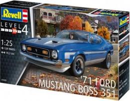 Revell Plastic model Car 71 Ford Mustang Boss 351 1/25