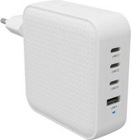 Targus Hyper - HyperJuice 100W USB-C GaN Travel Charger (3C+1A) - White