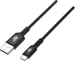 TB Cable USB-USB C 2m silicone black Quick Charge