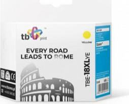 Tb Print Ink for Epson XP 302 YELLOW TBE-18XLYE
