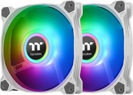 Thermaltake Fan Pure Duo 12 ARGB Sync Radiator Fan 2 Pack White Fan