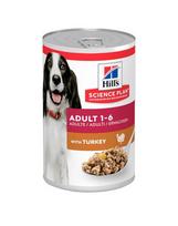 HILL'S Science Plan Canine Adult Turkey 24x370 g suaugusiems šunims su kalakutiena