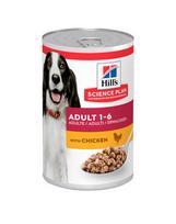 HILL'S Science Plan Canine Adult Chicken 6x370 g suaugusiems šunims su vištiena