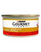 GOURMET Gold Savoury Cake su jautiena ir pomidorais 6x85 g