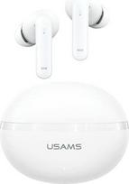 Usams Bluetooth headphones TWS E02 ANC+ENC white