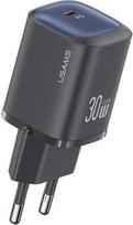 Usams Charging 30W GaN USB-C Fast Charging black