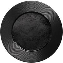 Lėkštė serviravimo RAK Edge, Ø 31 cm, juoda sp.