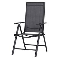 Lauko kėdė Lana, juoda sp., 68 cm x 55 cm x 105 cm