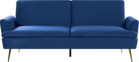 Sofa-lova Beliani Vettre, mėlyna sp., 210 x 84 cm x 88 cm