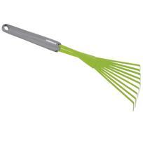 Grėbliukas vėduoklinis Verdemax 3968, su kotu, 450 mm, žalia sp./pilka sp.