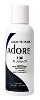 Adore Shining pusiau ilgalaikiai plaukų dažai, 130 mėlynai juoda, 118 ml