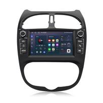Android 15 2din automobilių radijas gps navigacija Junsun skirta peugeot 206 206cc 206sw 2001-2016 2+32gb wifi bluetooth rds carplay fm