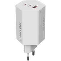 CANYON charger HEXAGON 65 GaN 65W 2xPD 1xQC EU White