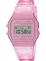 Casio Retro Vintage Moteriškas Laikrodis F-91WS-4 (zd648a) + DĖŽUTĖ