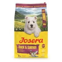 Josera MiniJunior Duck + Salmon sausas pašaras mažų veislių jauniems šunims su antiena ir lašiša, 10 kg
