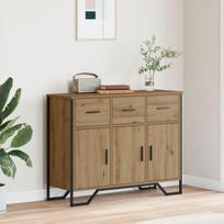 vidaXL Komoda Artisan Oak 97x32.5x74.5 cm Drewno inżynieryjne (868777) | 868777 | 8721158969606