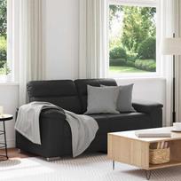vidaXL vidaXL 2-osobowa sofa, czarna, 120 cm, sztuczna skóra | 4105337 | 8721158692467