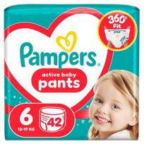 Pampers Active Baby Pants Sauskelnės, 6 Dydis, 42 vnt.