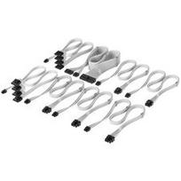 Corsair Premium Sleeved DC Cable Pro Kit, für Typ-5-Netzteil - weiß