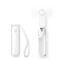 Mini ventiliatorius JisuLife Handheld Fan 8 Plus baltos spalvos