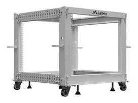 Lanberg Open Rack 19" 9U, adjustable | OR01-6109-S | 65.7 x 60 x 57.7 cm | Gray|OR01-6109-S