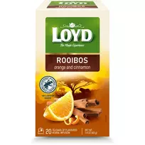 Raudonoji arbata apelsinų cinamono skonio LOYD LDS, 20 vnt.
