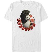 Kung Fu Panda Skadoosh Punch Young Men's Short Sleeve Tee Shirt S balta