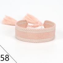 Light Luxurious Fabric Women Classic Vintage Friendship Wrist Bracelet Handmade Woven Tassel Wrist Bracelet Embroidery Braided BraceletsLuxury Wrist