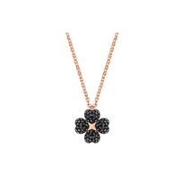 Swarovski Latisha Gėlė Keturlapis Dobilas Dvipusis Pakabukas Kristalinis Karoliai Moteriški karoliai Juodi 5420246 Box (Random Color) beige