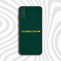 Ispanijos Civilinės Gvardijos telefono dėklas Samsung S10,S21,FE,S21,Note 20,S26,S25,S24,S23,Ultra,S9,S22,Plus minkšto silikono juodas dangtelis SamsungS25PLUS