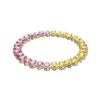 Swarovski Millenia Dvispalvio Dizaino Kristalų Karoliai Moteriški Karoliai Rožiniai Geltoni 5616734 Pink/Yellow-Box