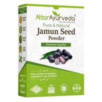 Attar Ayurveda Džamuno sėklų milteliai 500 g Natūralūs žolelių milteliai kasdienei gerovės rutinei Lygios tekstūros Daugiafunkcis naudojimas