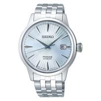 Seiko Watch PRESAGE SARY161 Mens Wristwatch Japanese Made Mechanical Automatic (with Manual Wind) Date Calendar Equipped Cocktail Time Sky Diving (Ice