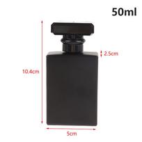 30/50 ml ryškus juodas kvepalų buteliuko stiklas tuščias buteliukas Aukščiausios klasės nešiojamas purškiamas makiažo vandens butelio rūkas 30ml