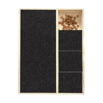 Wear-resistant Pet Nail Polisher Wooden Nail Trim Pad Portable Dog Nail File Board  Pet Grooming juoda
