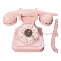 Retro laidinio telefono svečių knyga Paprasta naudoti Vestuvių telefonų svečių knyga Klasikinio stiliaus telefono dekoravimas rožinė