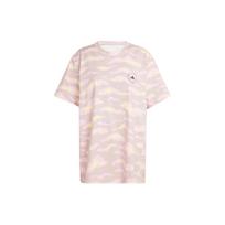 Adidas x Stella McCartney TrueCasuals Printed Tee With Full Animal Print Women Tops Fuchsia IN3631 S